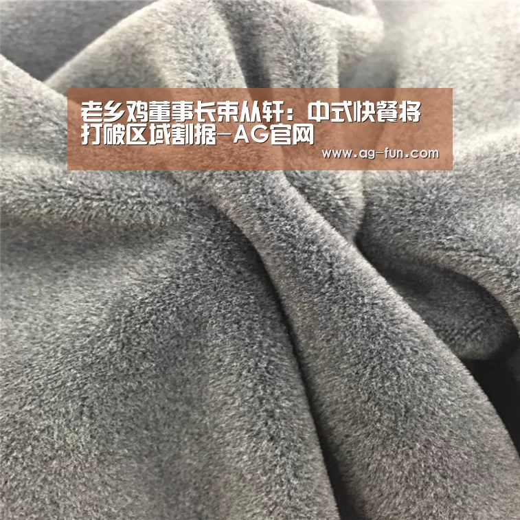 老乡鸡董事长束从轩:中式快餐将打破区域割据-AG官网(图3) AG娱乐